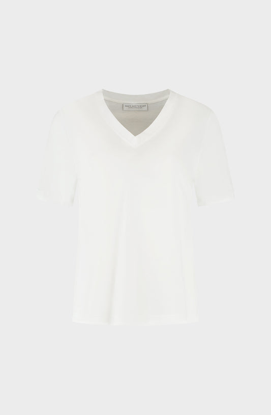 Billy V-Neck | White