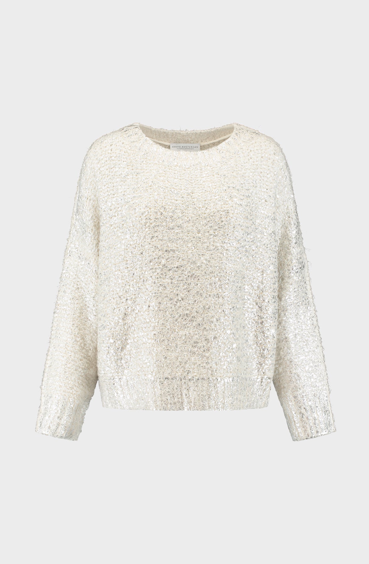 LILY KNITWEAR - WHITE SILVER